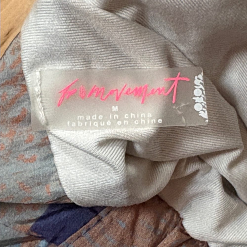 Free People Patchwork Patterned Shorts - image 3